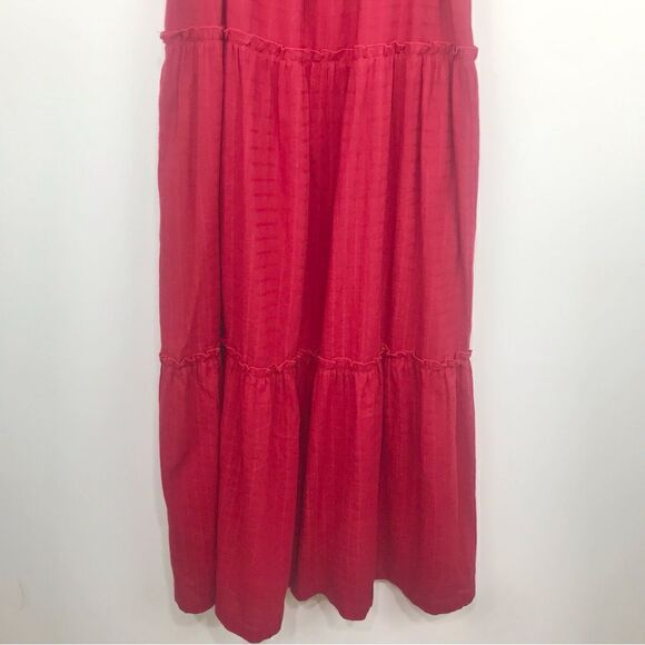 Sugar + Lips Red Tiered Sundress - Picture 10 of 16